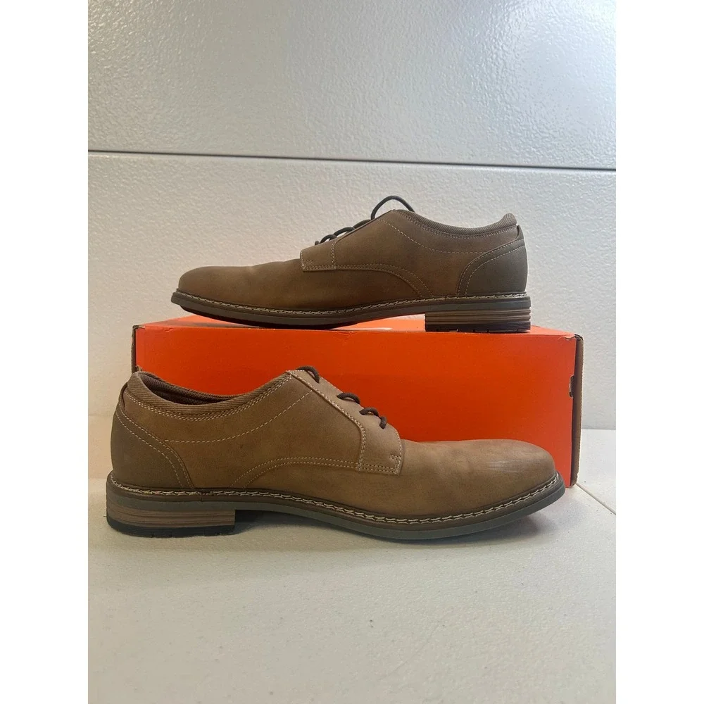 Parker & Sky Dress Shoes Tan Mens 13 M #2860